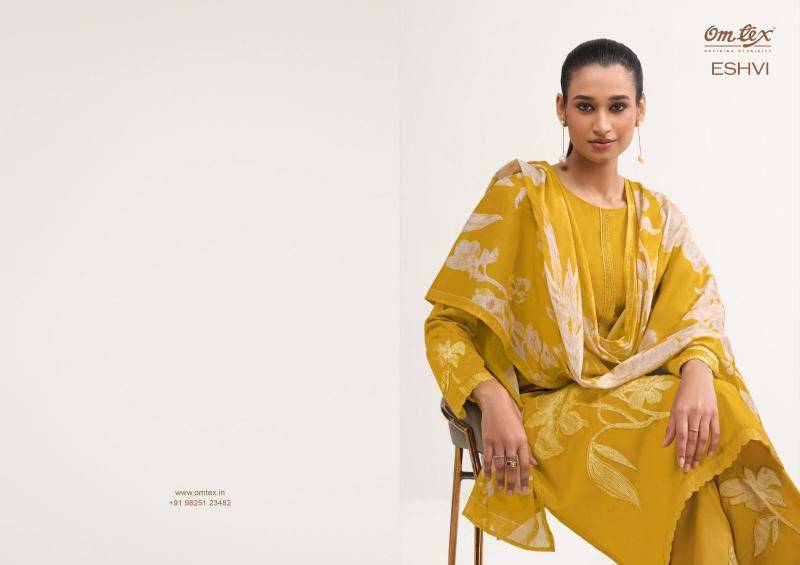 Omtex eshvi ikat Wholesale dress material market rates in Mumbai